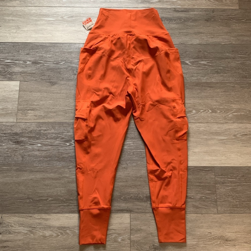 FP MOVEMENT Take A Hike Harem Pants Dried Saffron Terracotta NWT - Picture 5 of 16